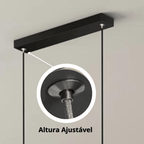 Lámpara de Techo Colgante para Sala de Estar - 90 cm