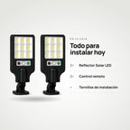 En la caja: 2 reflectores, 2 controles y tornillos