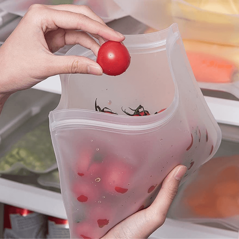 Bolsa Hermética con Cierre Organizador de Alimentos