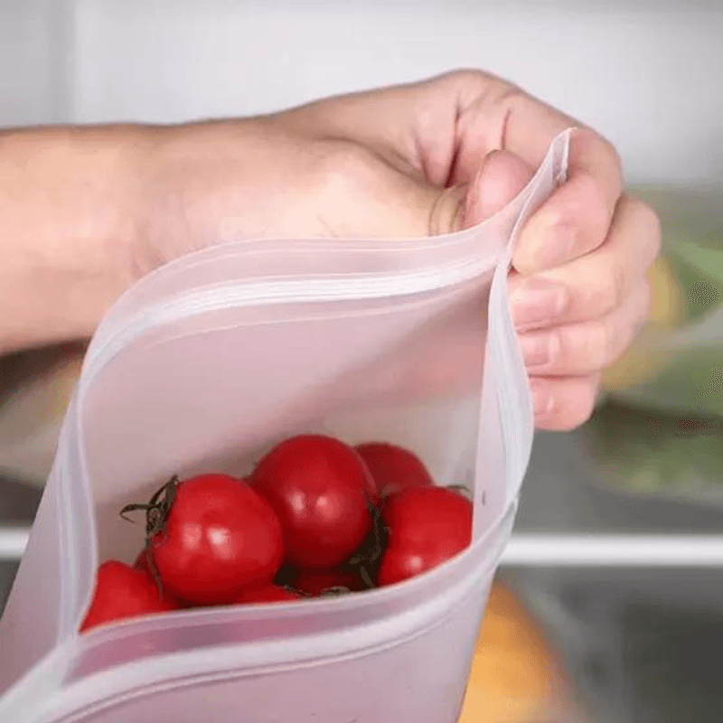 Bolsa Hermética con Cierre Organizador de Alimentos