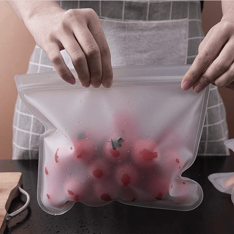 Bolsa Hermética con Cierre Organizador de Alimentos