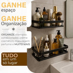 Kit 2 Estantes Adhesivos Ultra-Fuertes para Baño o Cocina