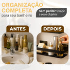 Kit 2 Estantes Adhesivos Ultra-Fuertes para Baño o Cocina